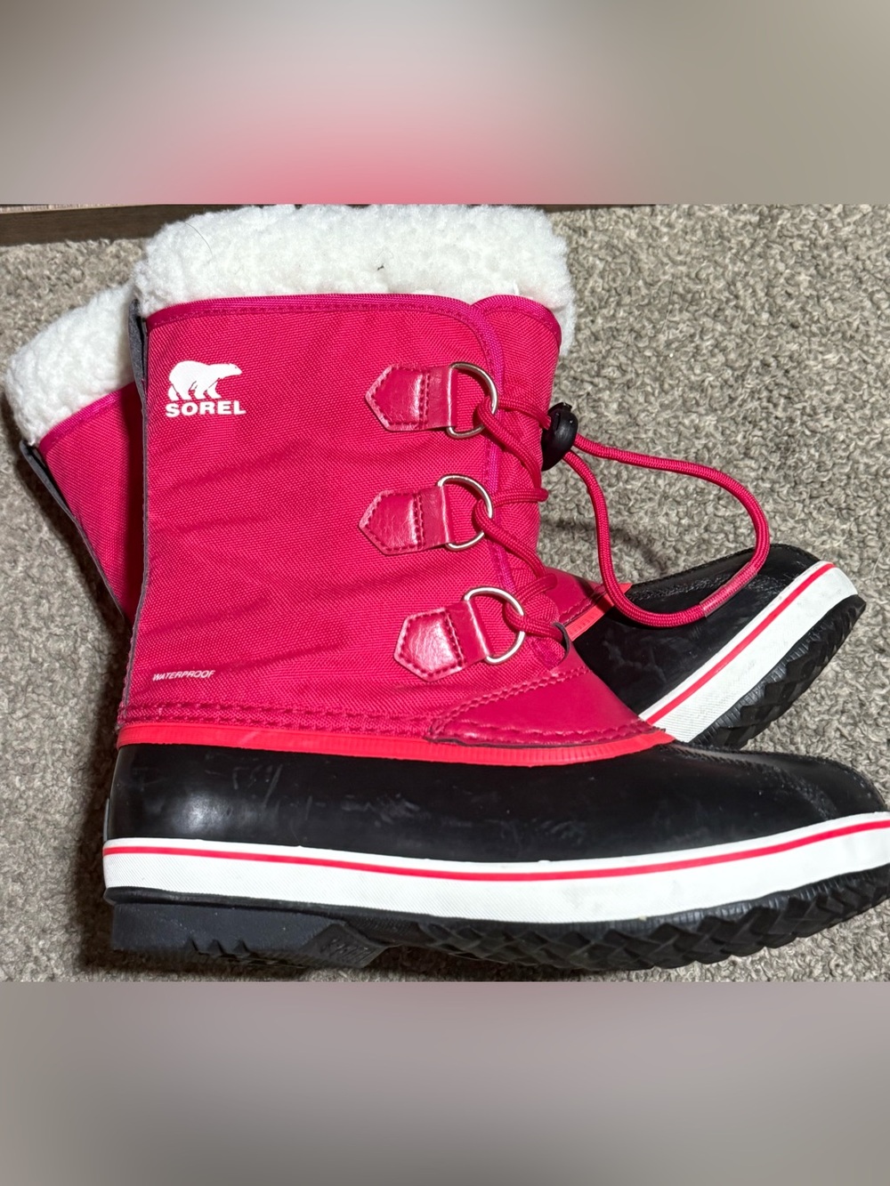 Sorel Size-4 Boots Yoot PAC Nylon WP  Fuchsia